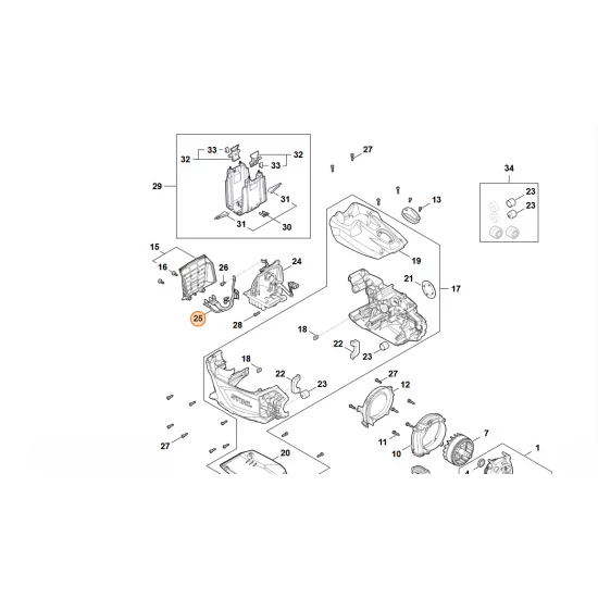 STIHL  Wiązka kabli FA09 440 3005